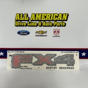 Decal F150 FX4 Off Road Bedside